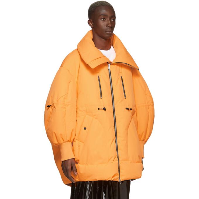 Chen Peng Orange Down Bubble Gum Jacket 