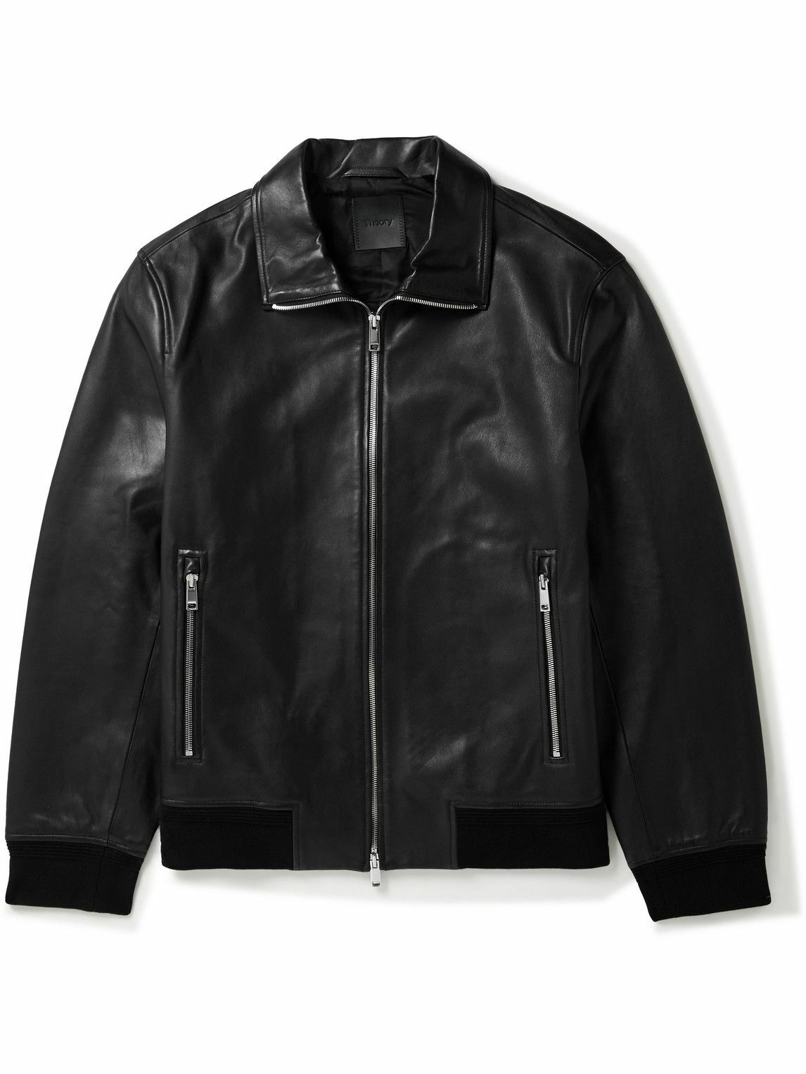 Theory - Marco Leather Jacket - Black Theory