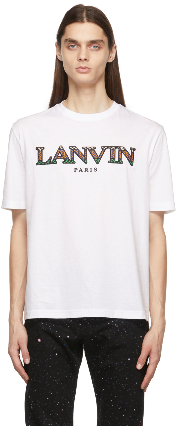Lanvin White Logo T-Shirt Lanvin