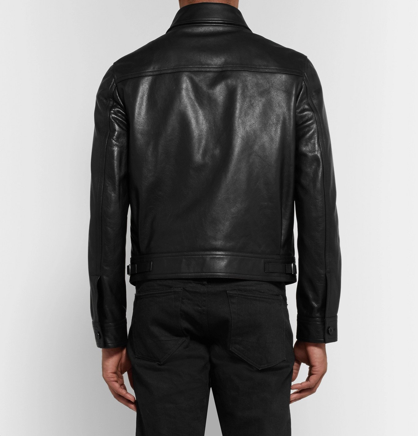 TOM FORD - Leather Jacket - Black TOM FORD