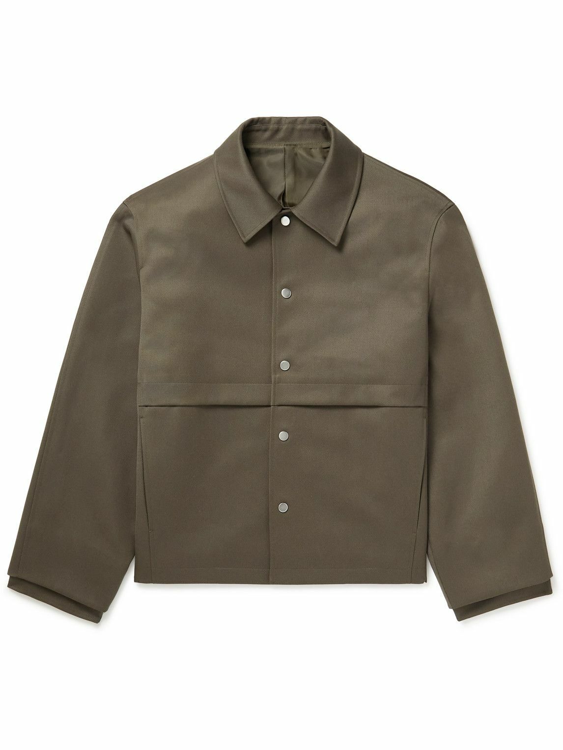 LE 17 SEPTEMBRE WoolBlend Coach Jacket Brown