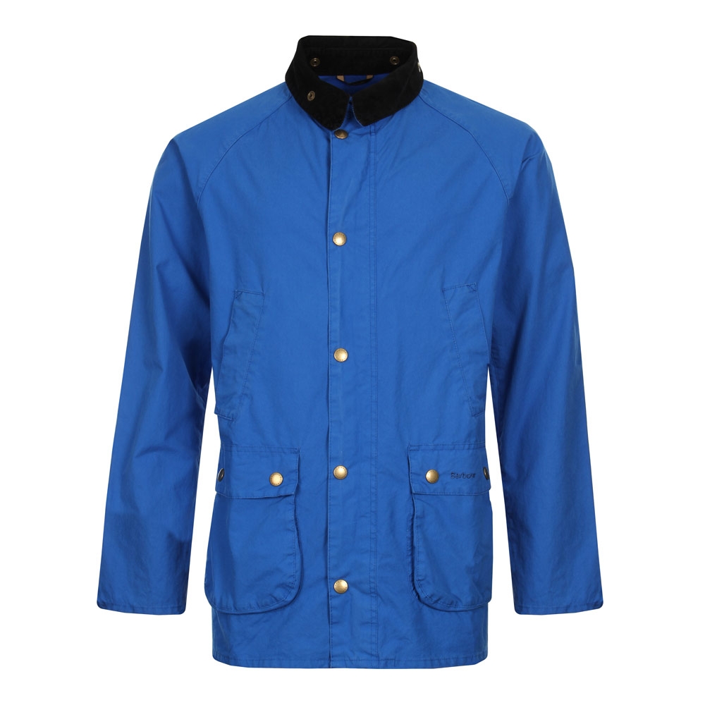 Washed Bedale Jacket - Cobalt Blue