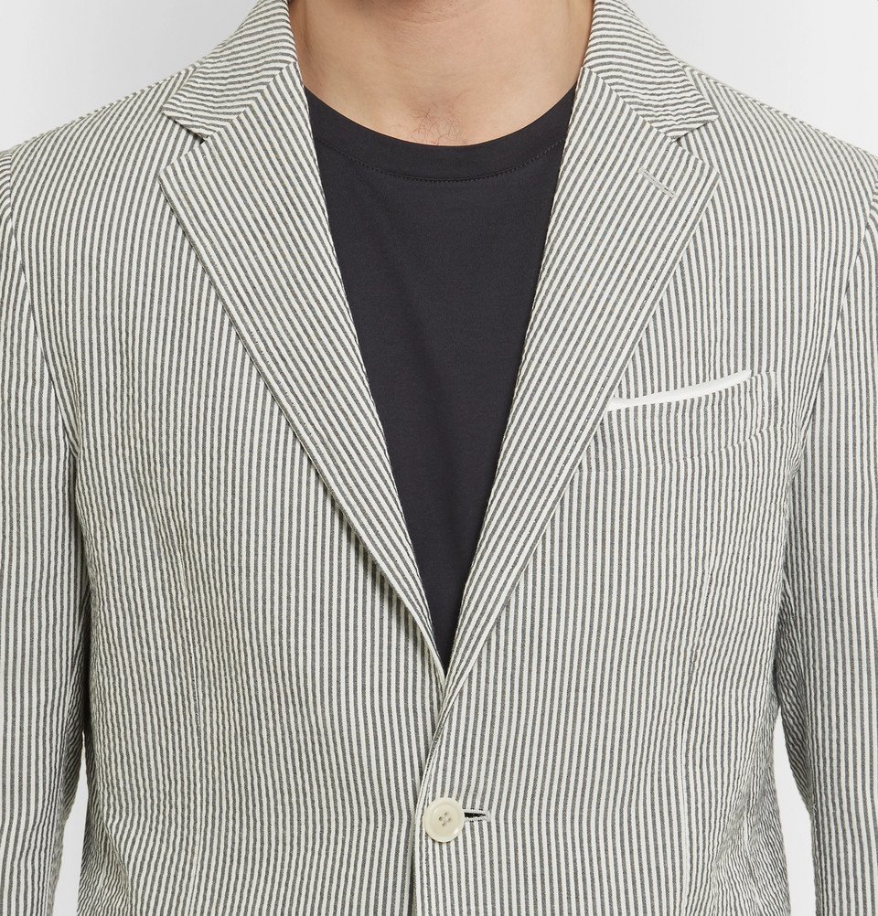 mens grey seersucker suit