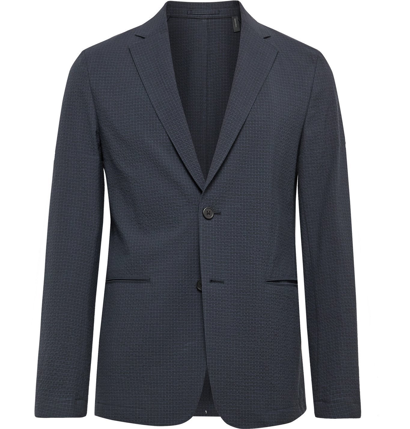 theory silk unstructured blazer