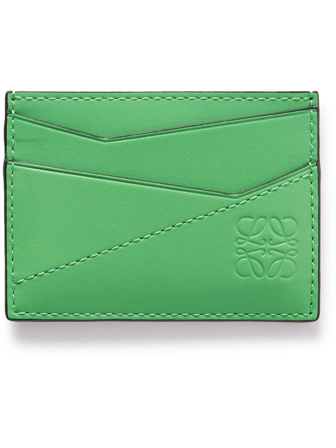 Loewe - Puzzle Logo-Debossed Leather Cardholder Loewe