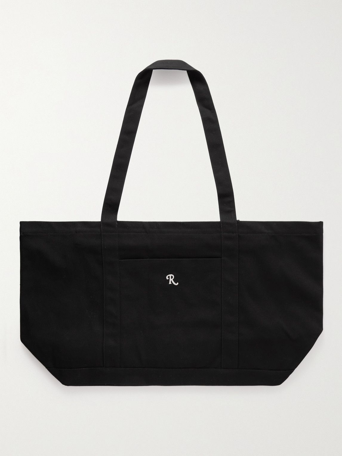 Raf Simons - Large Logo-Appliquèd Cotton-Canvas Tote Bag Raf Simons