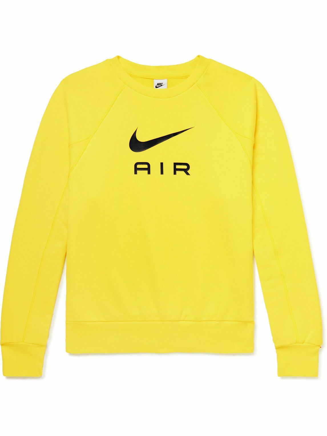maximize leather down Nike - Sportswear Logo-Print Cotton-Jersey Sweatshirt - Yellow Nike