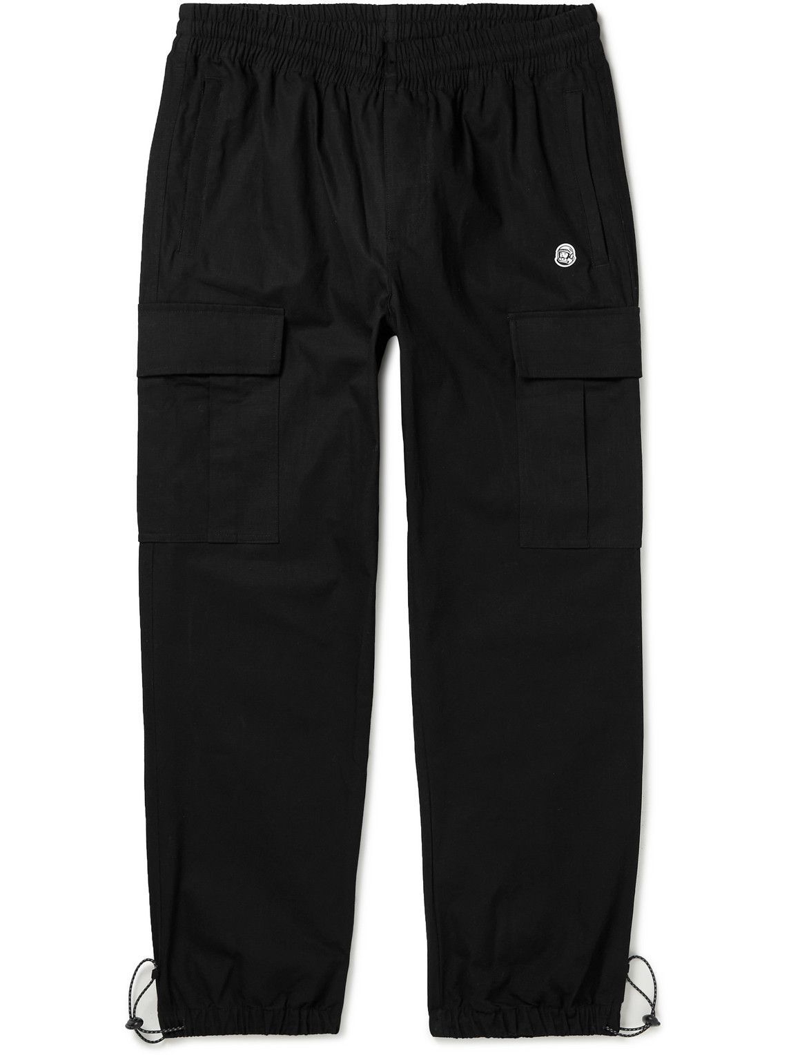 Cotton-Ripstop Cargo Trousers - Black 