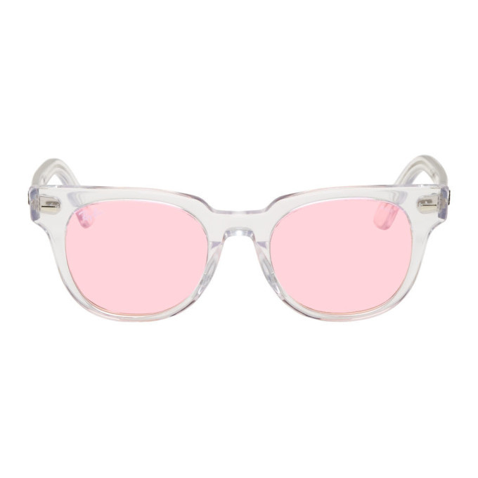 Ray-Ban Transparent and Pink Meteor Evolve Sunglasses Ray Ban