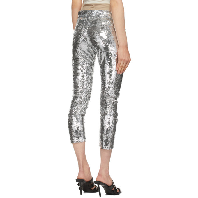 Junya Watanabe Silver Sequin Cropped 