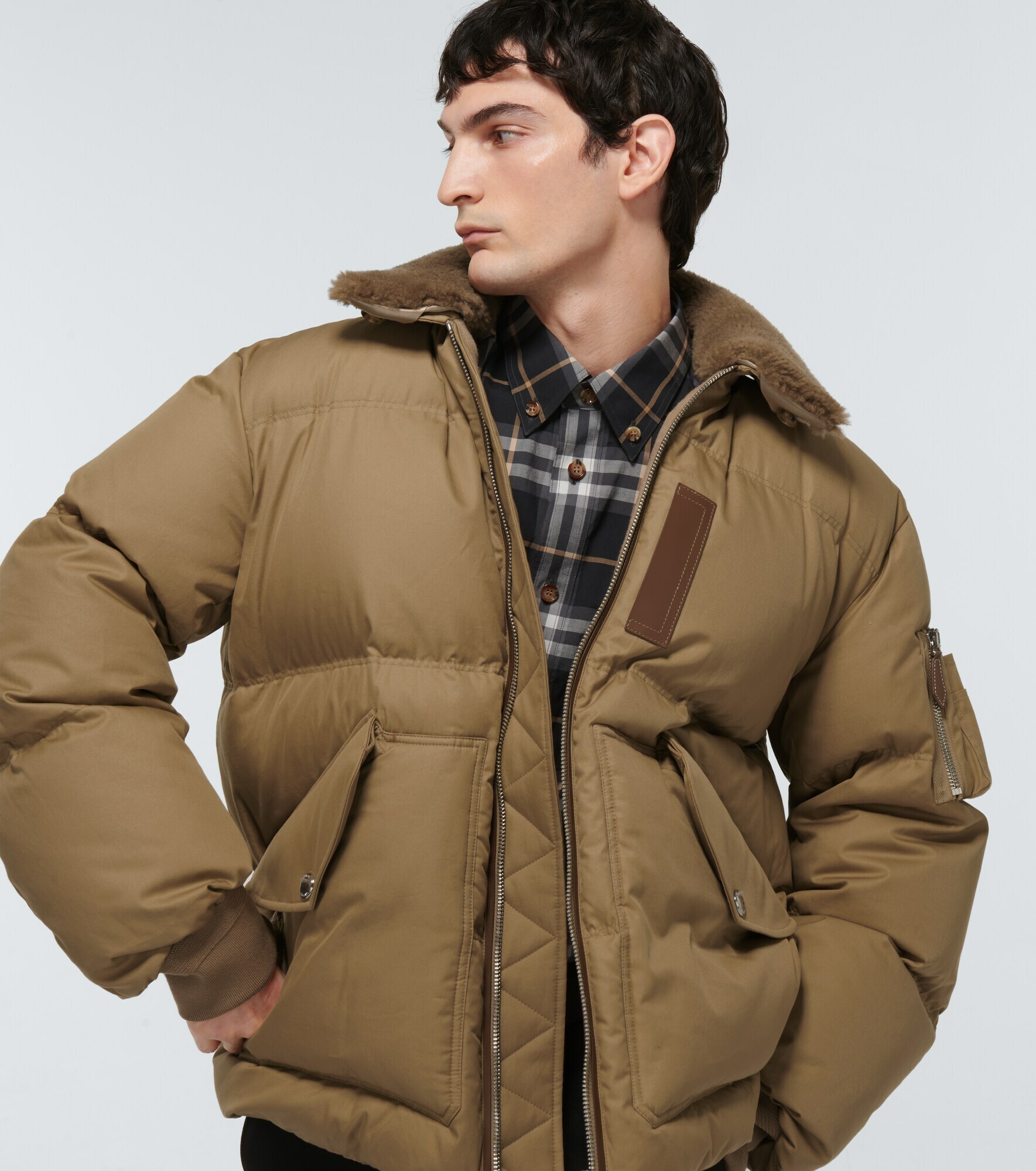 Burberry - Stanley down-filled bomber jacket Burberry