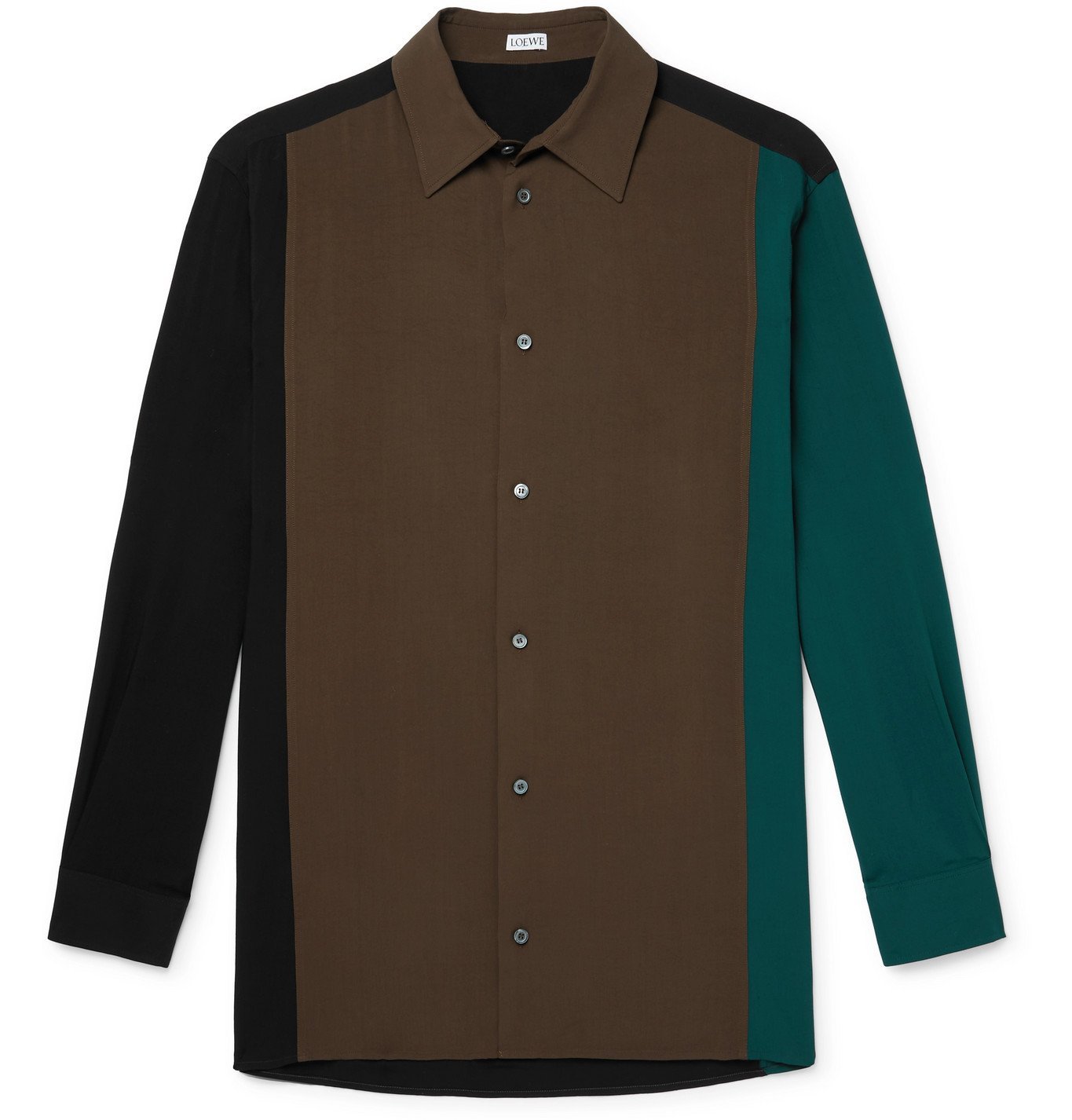 LOEWE - Oversized Colour-Block Poplin 