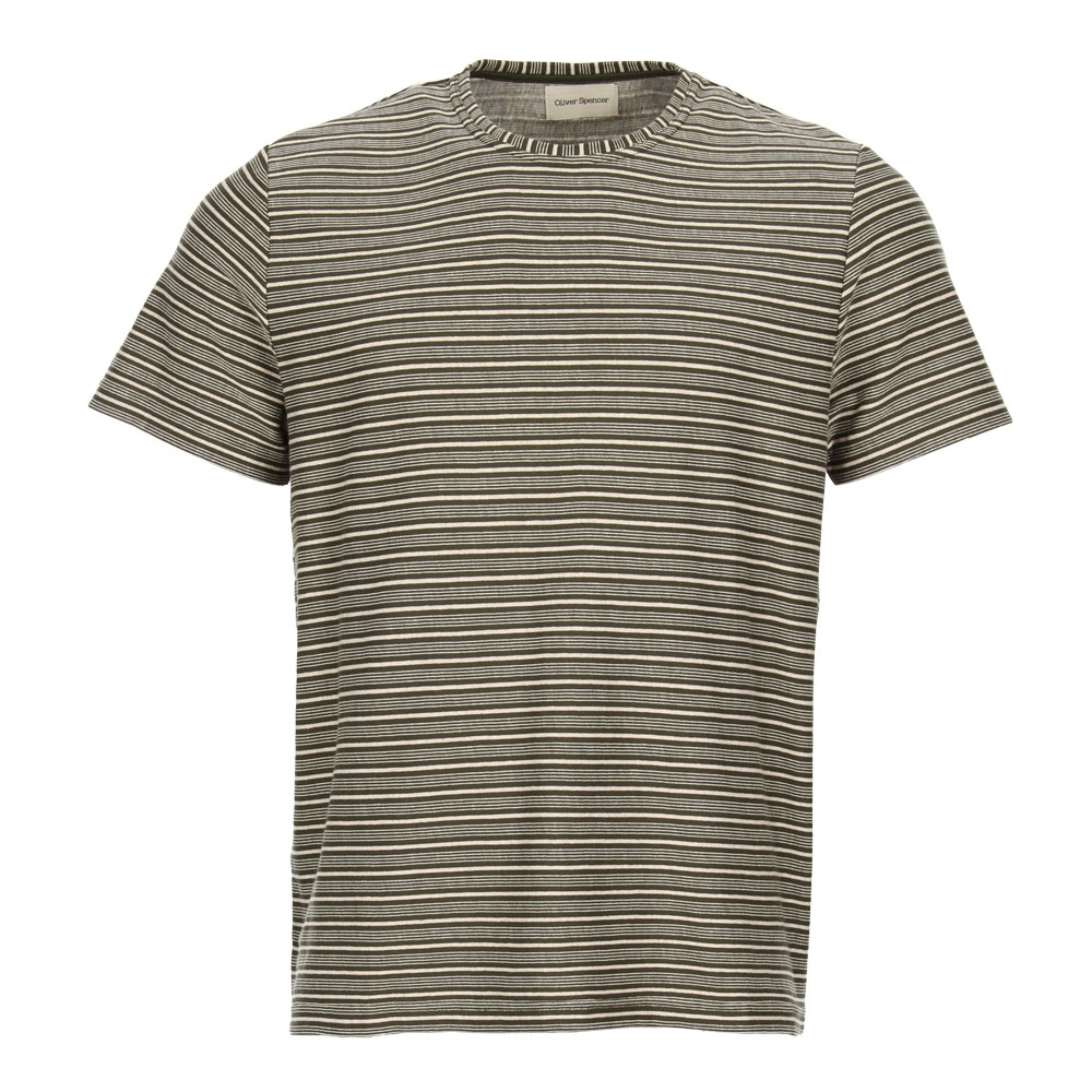 Conduit T Shirt - Green Stripe