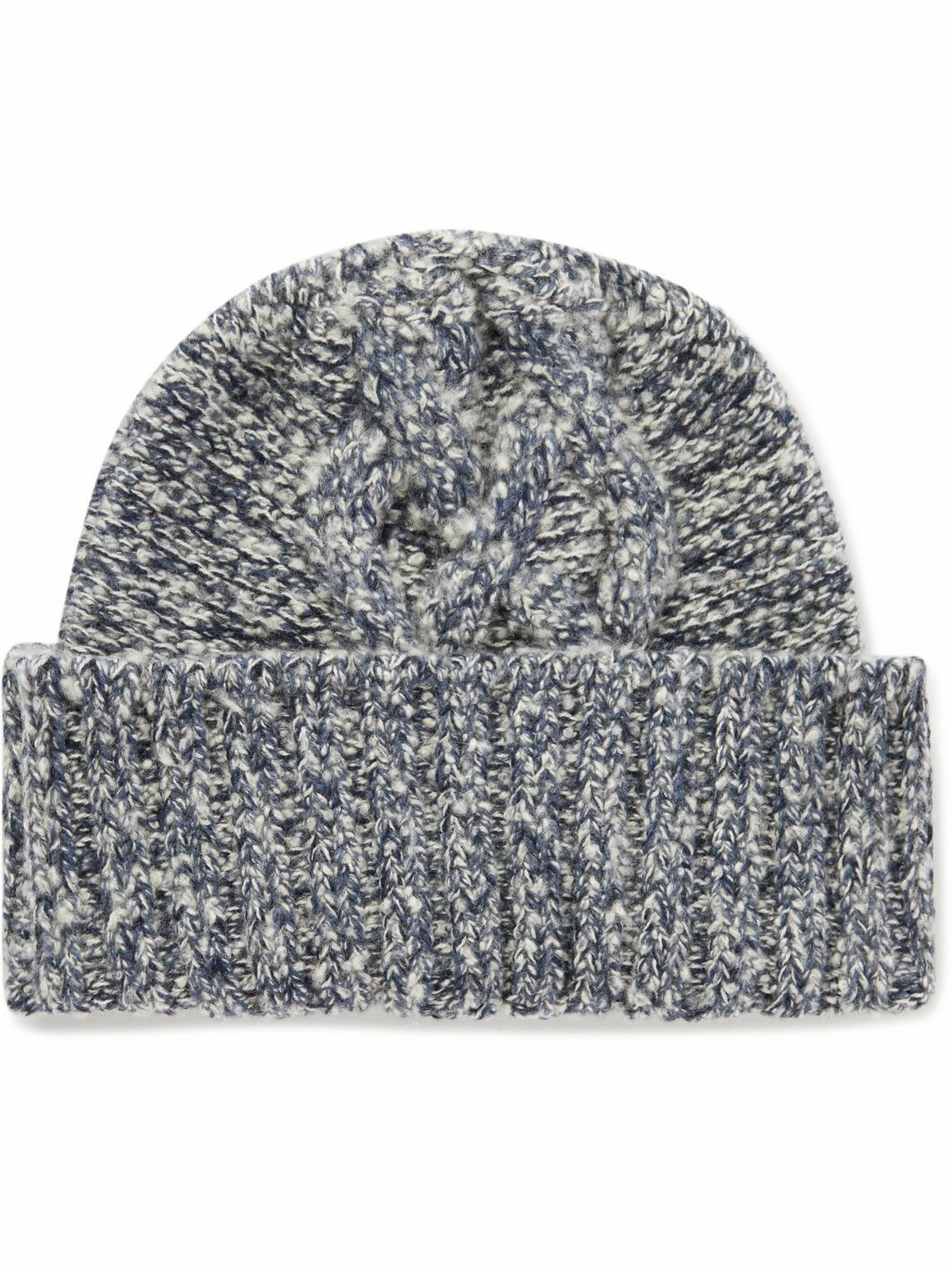 Photo: Loro Piana - Snow Wander Cable-Knitted Cashmere Beanie