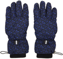 Burberry Navy Monogram Gloves