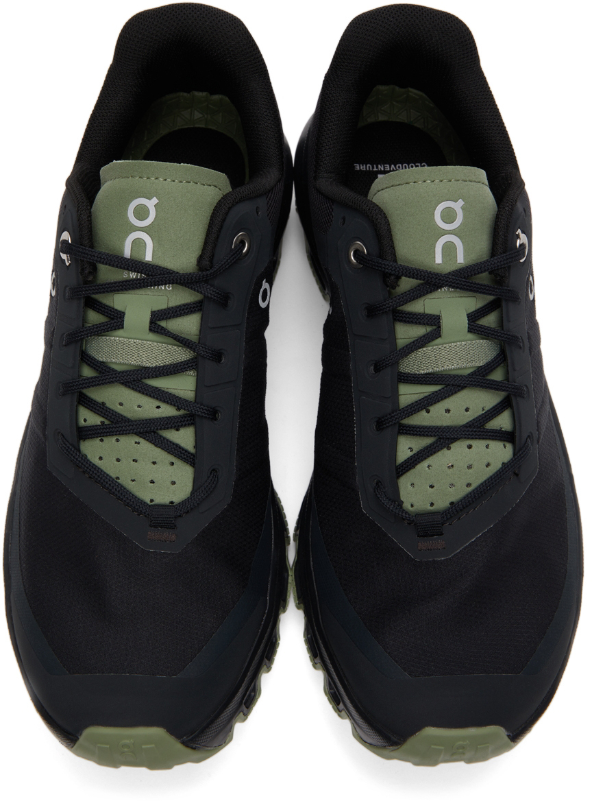 On Black & Green Cloudventure 3.0 Sneakers On