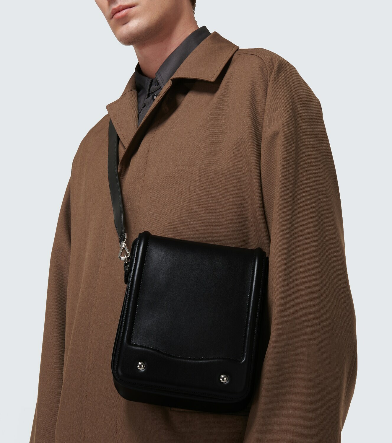 Lemaire - Ransel leather shoulder bag Lemaire