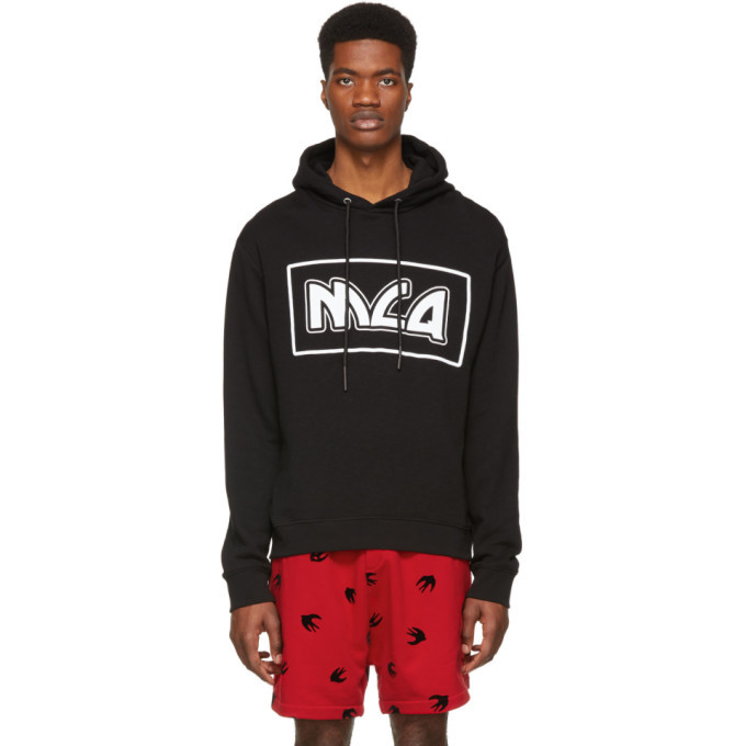 black and red alexander mcqueen hoodie