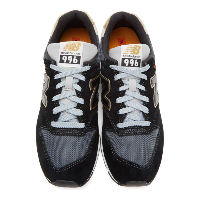 new balance black and gold 996