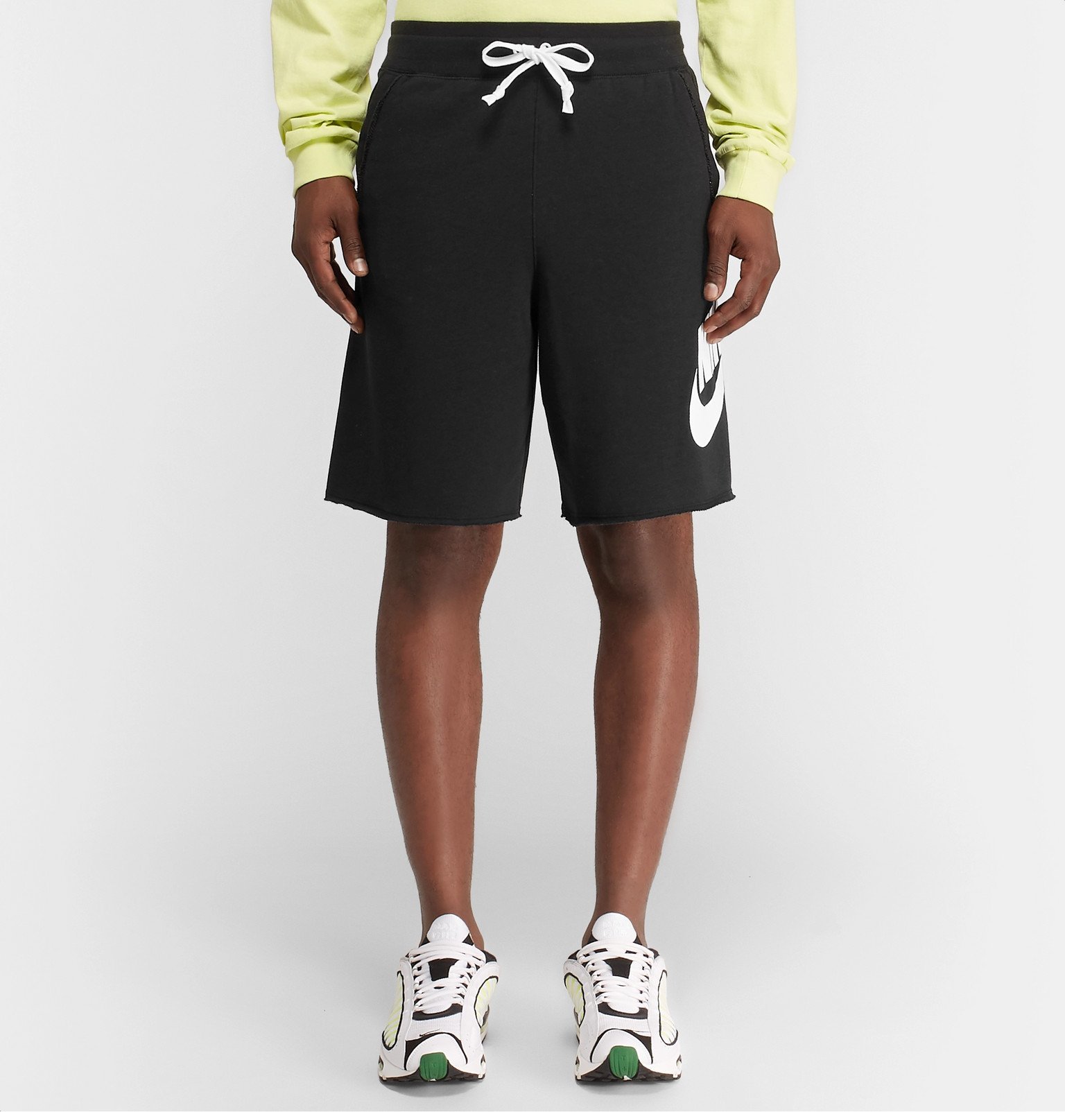 Velocemente Follia bungee jump black nike jersey shorts Foto