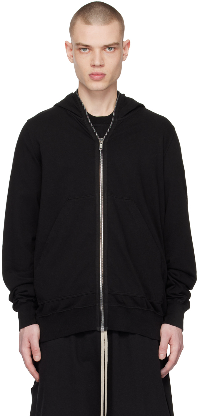 Rick Owens Drkshdw Black Zip Hoodie Rick Owens Drkshdw