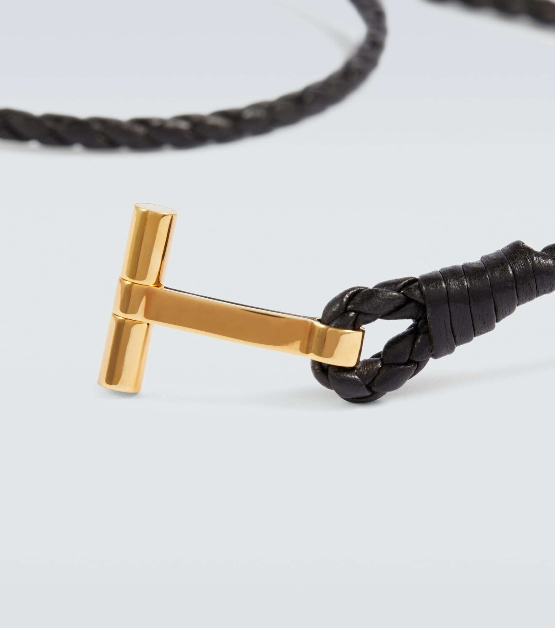 Tom Ford Men's Leather Bracelet Brown main image 0