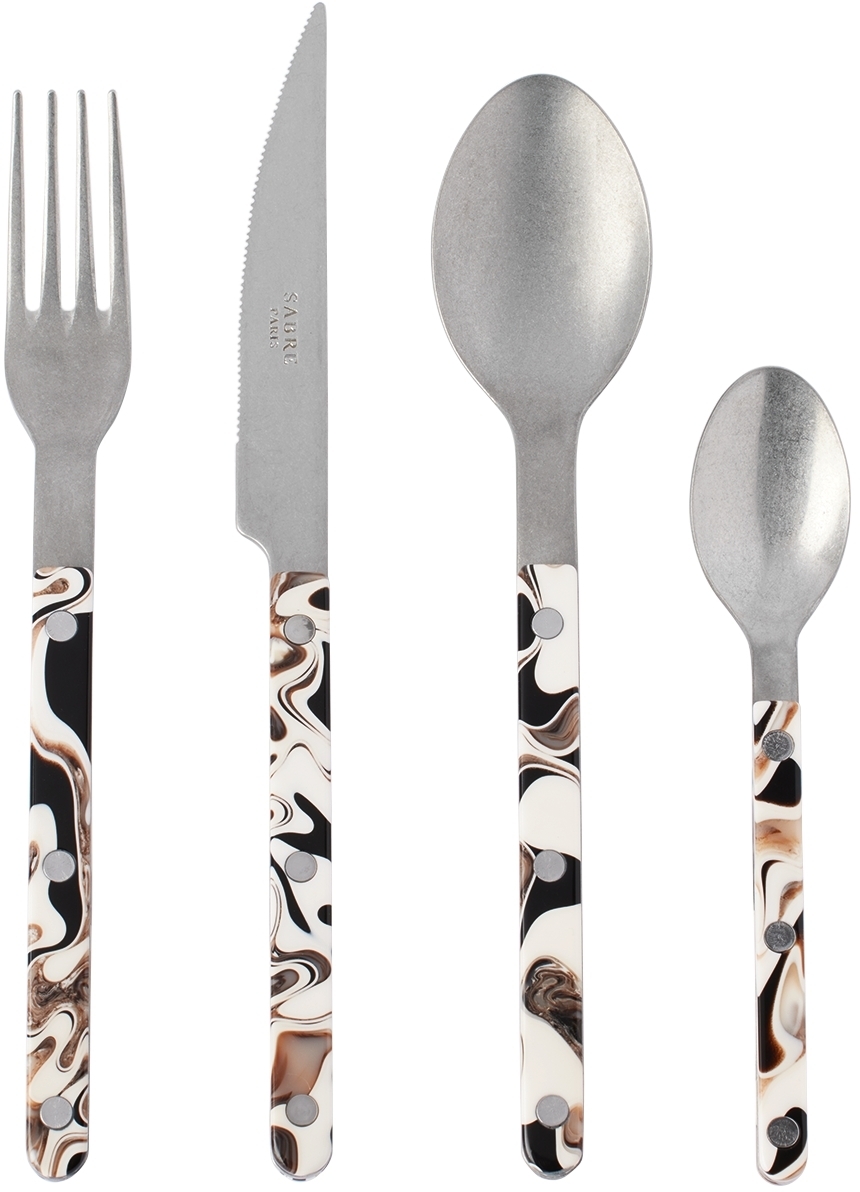 Sabre Multicolour Bistrot Vintage Flatware Set, 24 pcs Sabre