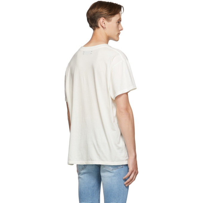 White Flame Logo T-Shirt Amiri