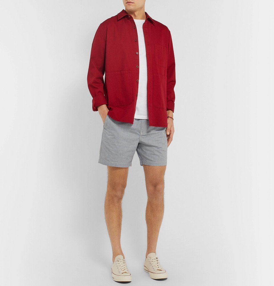 J.Crew - Dock Striped Cotton-Chambray 