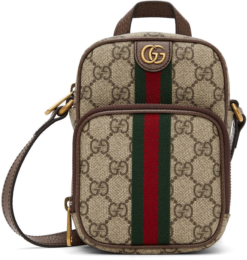 Gucci Beige Mini Ophidia Bag Gucci