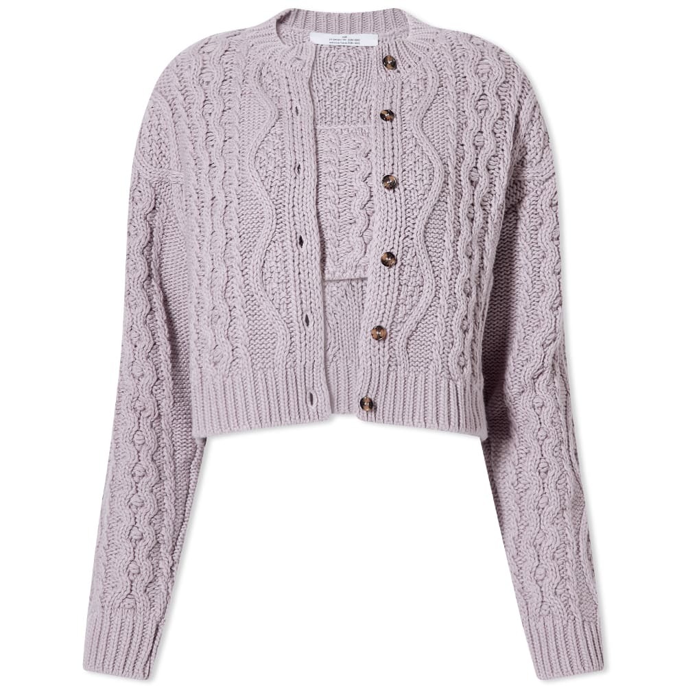 rokh Cable Knit Cardigan Rokh