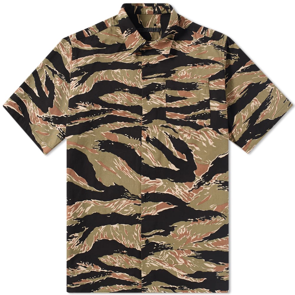 Sophnet. Short Sleeve Tiger Camouflage Shirt Sophnet.