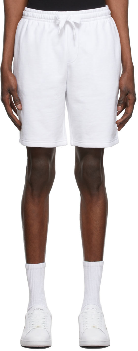 lacoste seersucker swim shorts