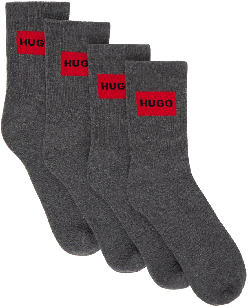 Hugo TwoPack Gray Label Socks Hugo Boss