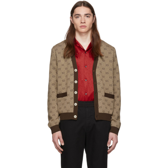 Gucci Brown GG Cardigan Gucci