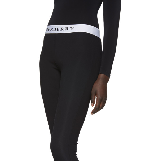 burberry leggings black