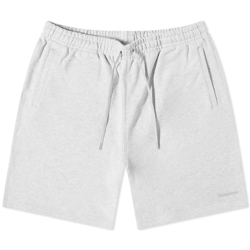 Photo: Adidas x Pharrell Williams Premium Basics Short in Light Grey Heather/Solid Grey