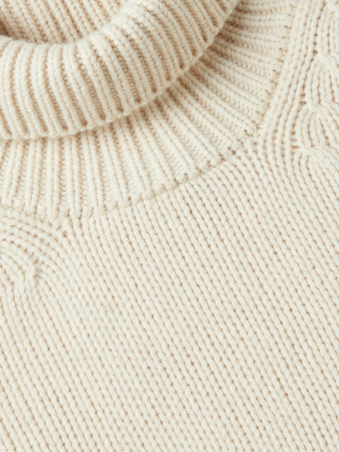 Richard James - Wool Rollneck Sweater - Neutrals Richard James