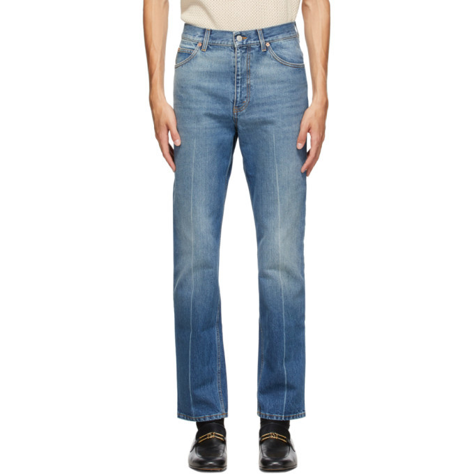 Gucci Blue Marble Wash Regular Fit 