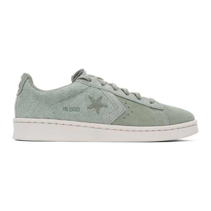 Converse Green Suede Pro Leather OX 
