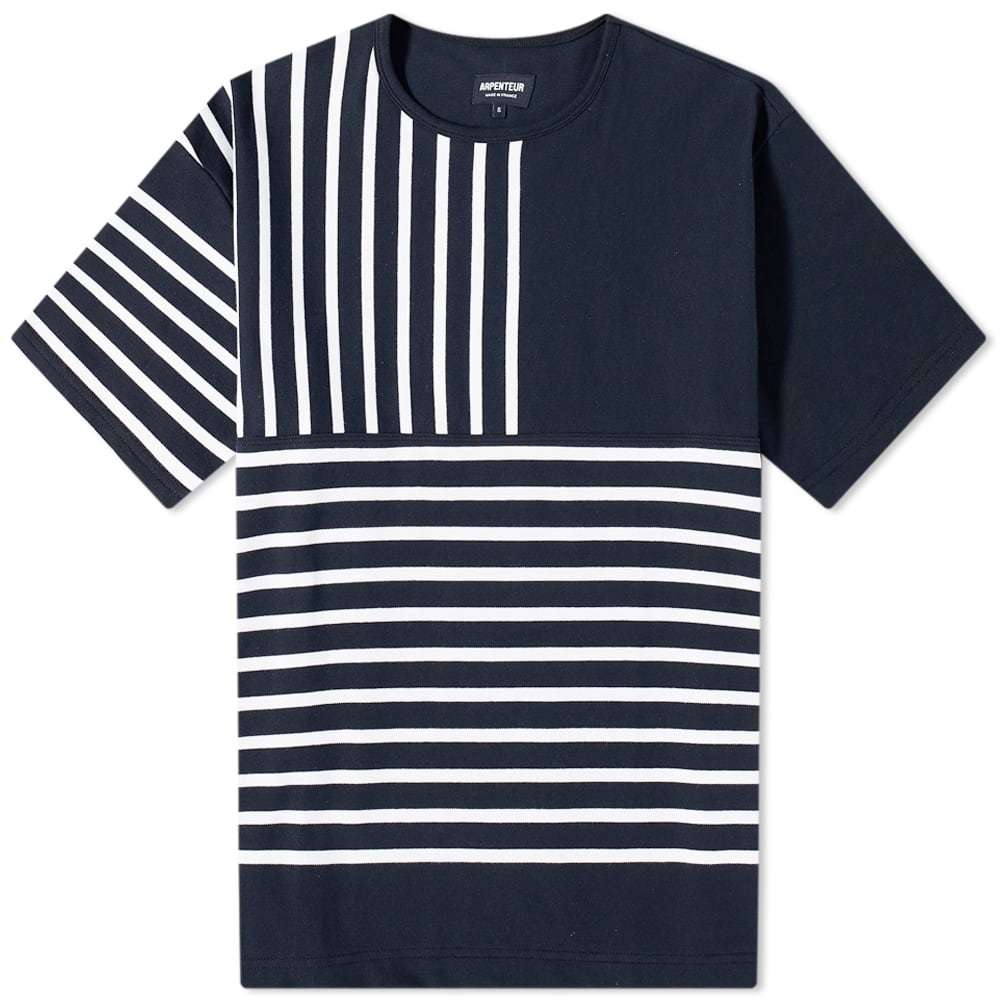 Arpenteur Abstract Nautical Stripe Tee Arpenteur