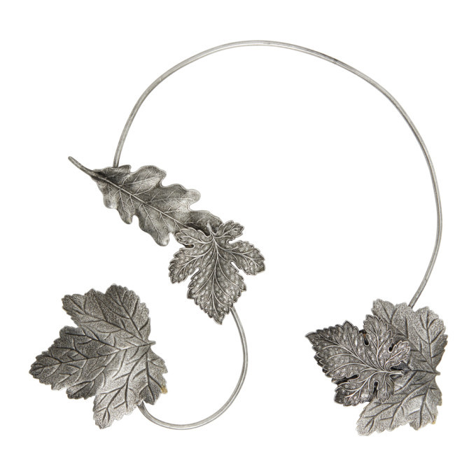 Ann Demeulemeester Silver Multi Leaf 