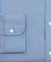 Brooks Brothers Men's Stretch Soho Extra-Slim-Fit Dress Shirt, Non-Iron Pinpoint English Collar | Blue