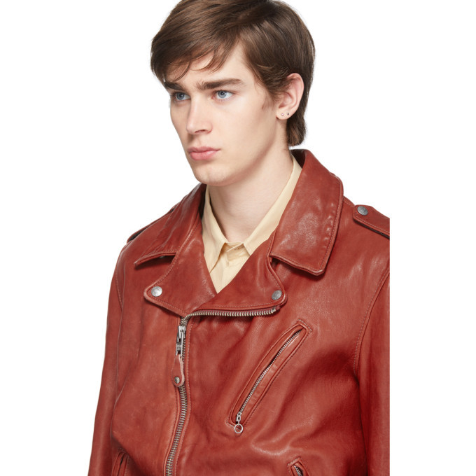 Schott Red Hand Vintaged Leather 