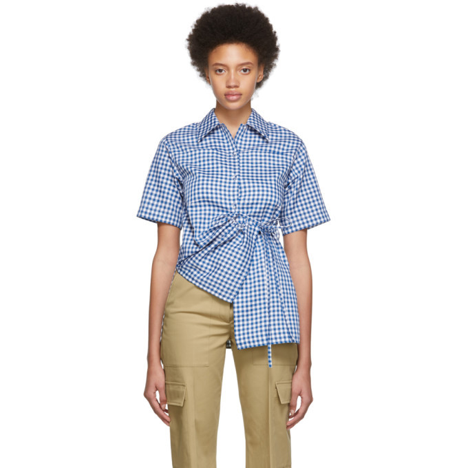Blue Check Short Sleeve Shirt Ports 1961