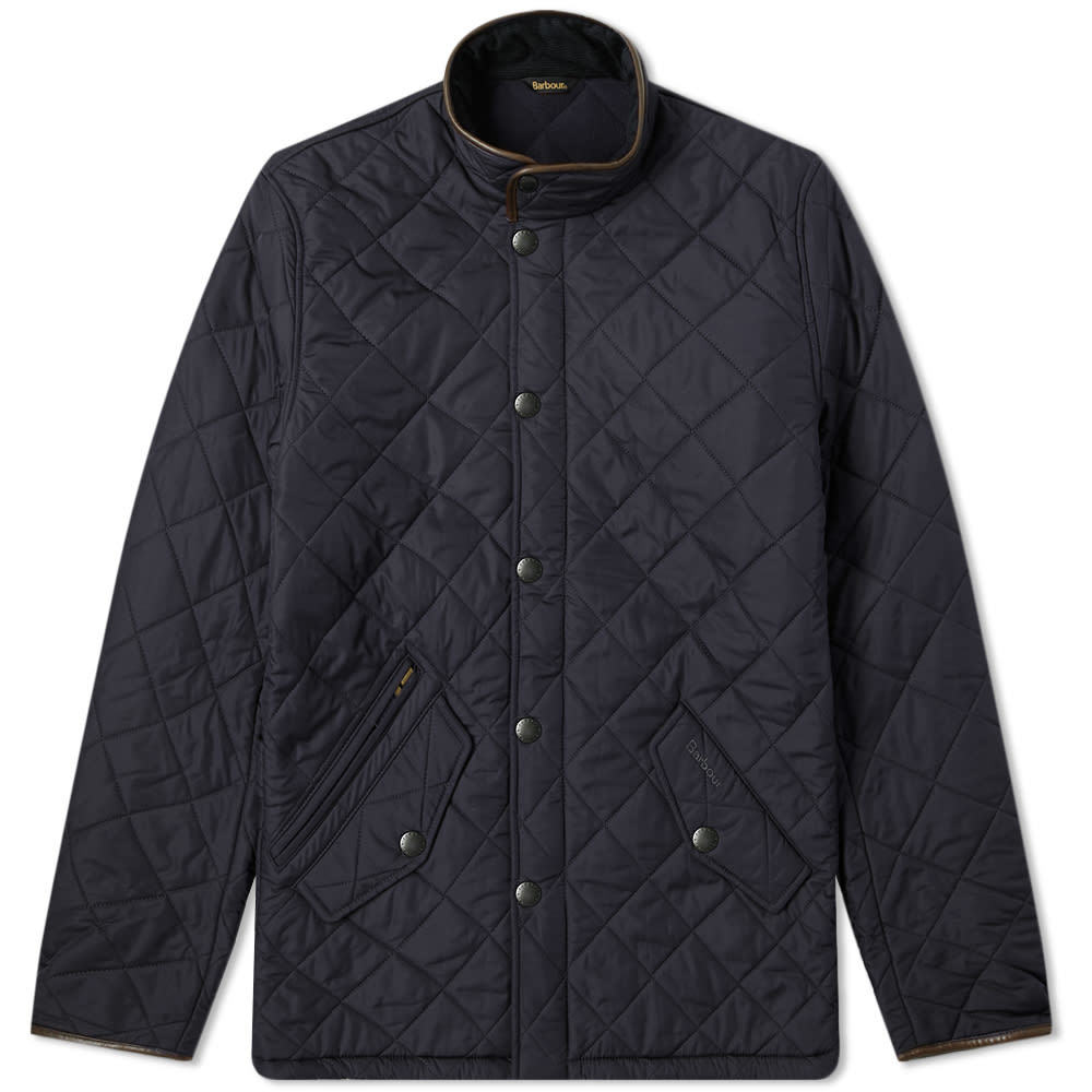 Barbour Powell Quilt Jacket Navy Barbour x Wood Wood