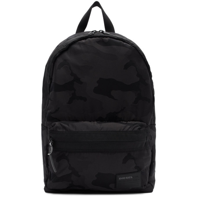 Diesel Black Camo Discover Mirano Backpack Diesel