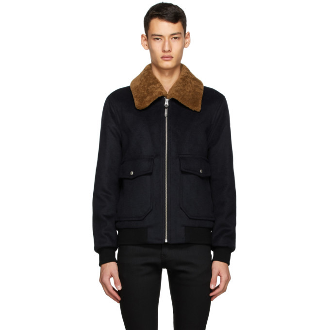 mackage shearling jacket