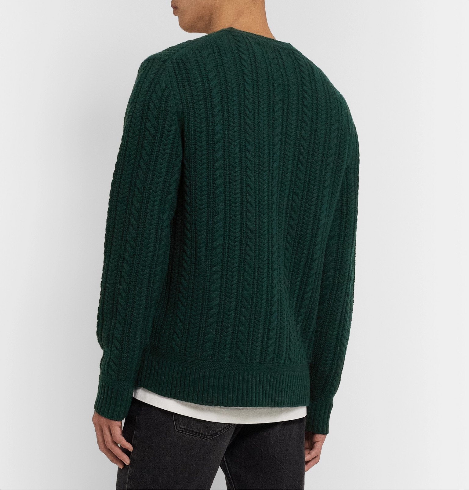 Burberry - Cable-Knit Cashmere Sweater - Green Burberry