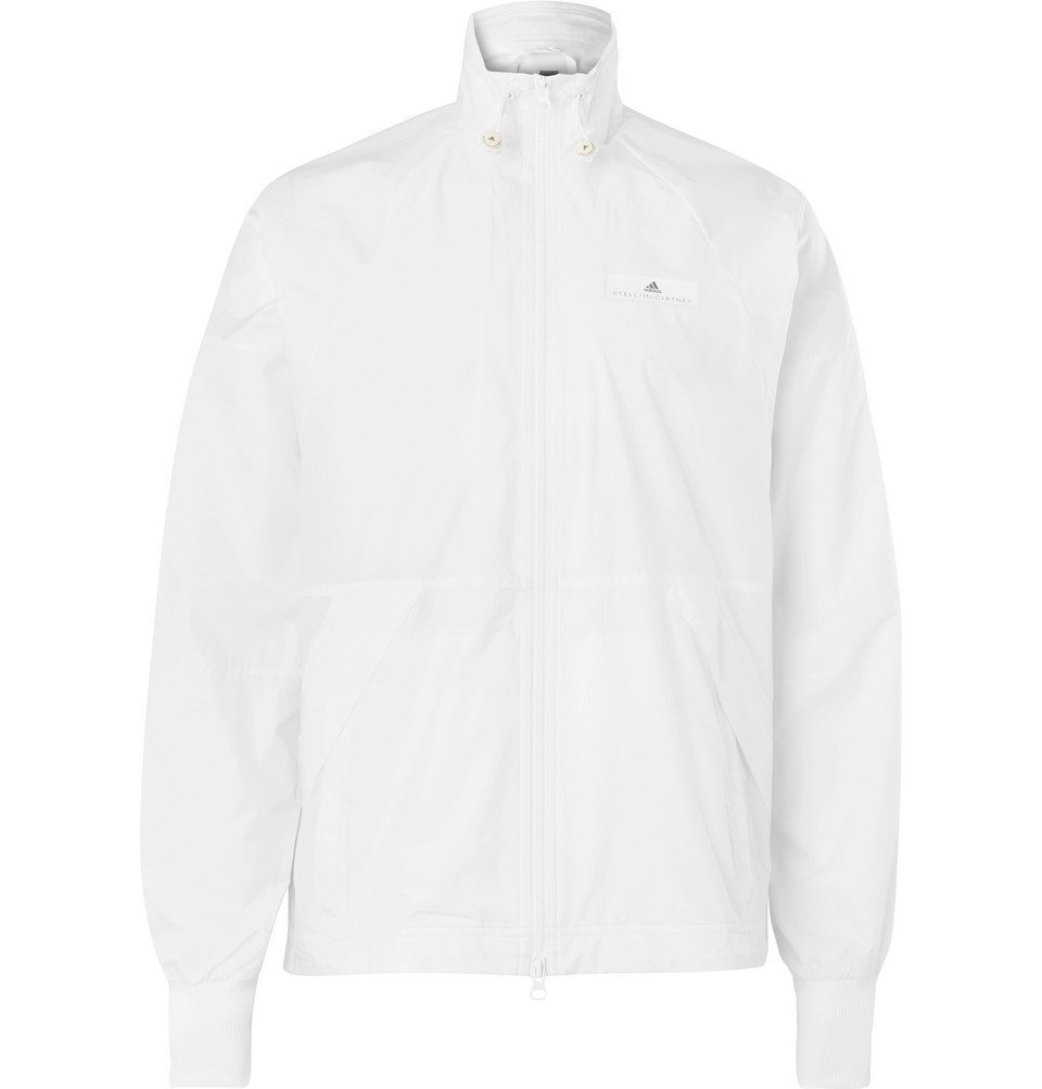 Adidas Sport Stella Mccartney Mesh Panelled Shell Track Jacket White Adidas